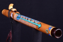 Mulberry Native American Flute, Minor, Mid F#-4, #G22C (10)